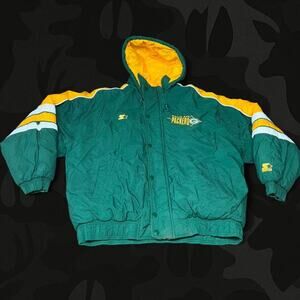 Vintage Green Bay Packers Starter Puffer Jacket Size Large